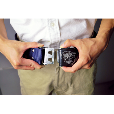 One-Touch Belt Gold Buckle