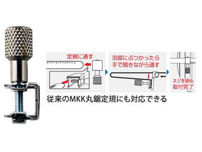 Furniture to prevent shake for the Circular Saw/ Aluminum Long (Spare Blade) for the Circular Saw